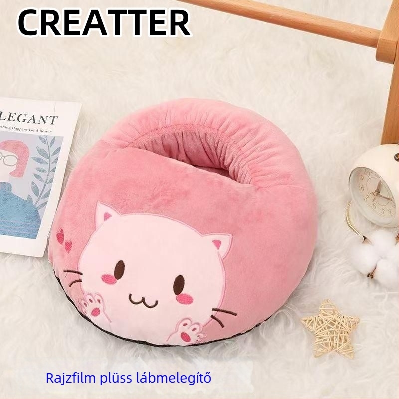 Creater USB lábmelegítő papucs – felső velúr, csúszásmentes talp, uniszex, testreszabható