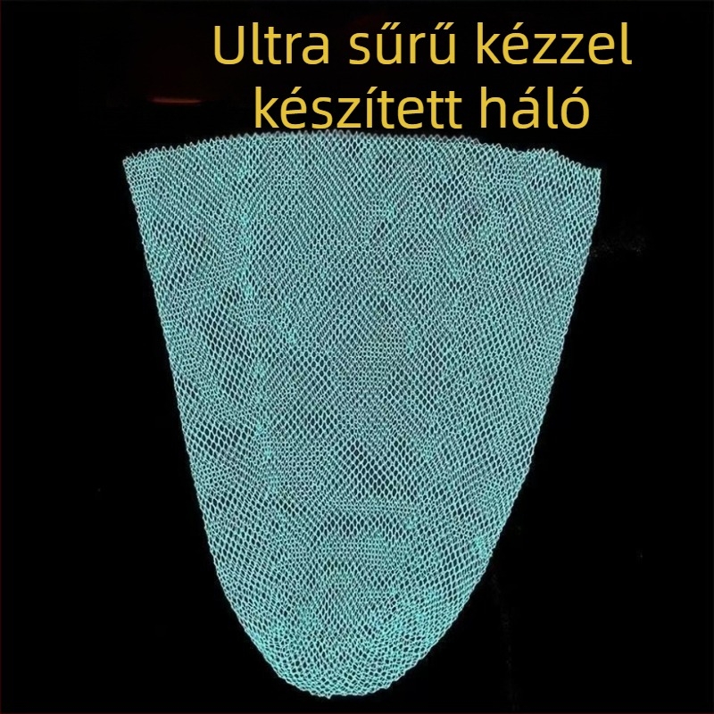 9-szálas gyorsan száradó ragasztóhálózathoz – apró szemű háló garnéla és hal fogására, speciális horgászfelszerelés