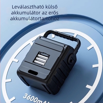 Huibang B-88 Kültéri hordozható Bluetooth hangfal mikrofonnal, 10W kimenő teljesítmény, beépített 1000–1200 mAh-s akkumulátor, Bluetooth 5.0, frekvencia-tartomány 100 Hz–20 kHz