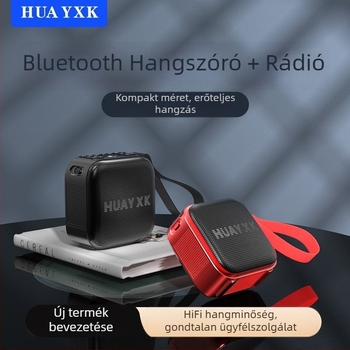 T2 vezeték nélküli Bluetooth hangszóró kártyahellyel, beépített akkumulátor 1000–1200mAh, Bluetooth 5.0, 10W, frekvenciaátvitel 100Hz–20kHz