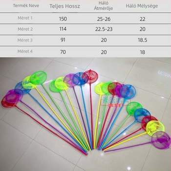 Gyerekeknek szóló rovarfogó háló PVC anyagból, súly >74 g, akvarisztikai felszerelés, márka Chi to constant