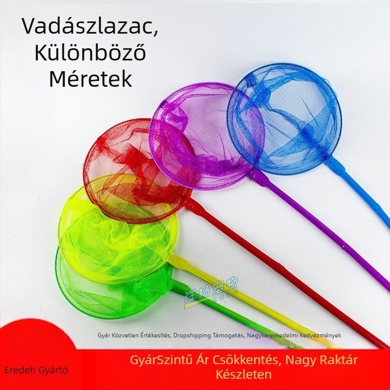 Gyerekeknek szóló rovarfogó háló PVC anyagból, súly >74 g, akvarisztikai felszerelés, márka Chi to constant