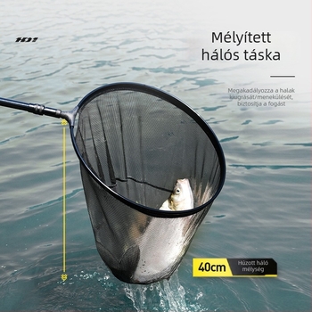 Handing No.1 Összecsukható Gyorsan Száradó Hálófej Anti-Horgokkal, Ragasztott Háló