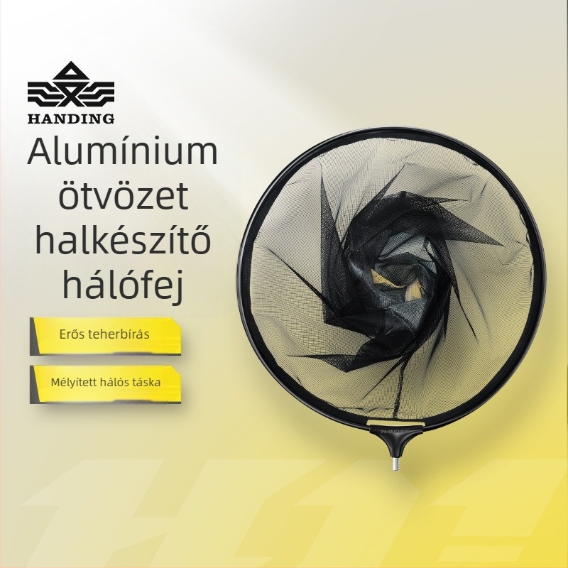 Handing No.1 Összecsukható Gyorsan Száradó Hálófej Anti-Horgokkal, Ragasztott Háló