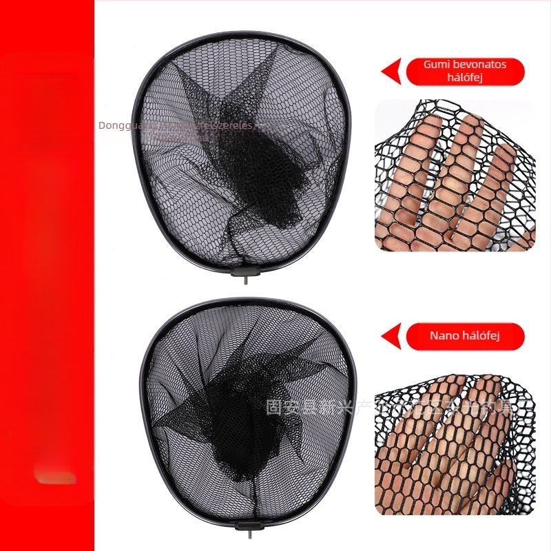 Halászatnál használható hálófej nano ragasztó hálóval, teherbírás 5–30, mélység 52–60 cm