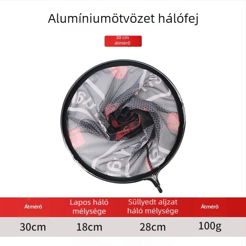 Tuoyang Karbonszálas Hálófej Horgászathoz – Kivehető, Ultrakönnyű, Ultraerős, Mélyvízi horgászatra