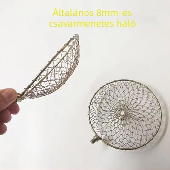 Ice Fishing Skimmer Head, Rozsdamentes acél, Jégbontó, Horgászfelszerelés