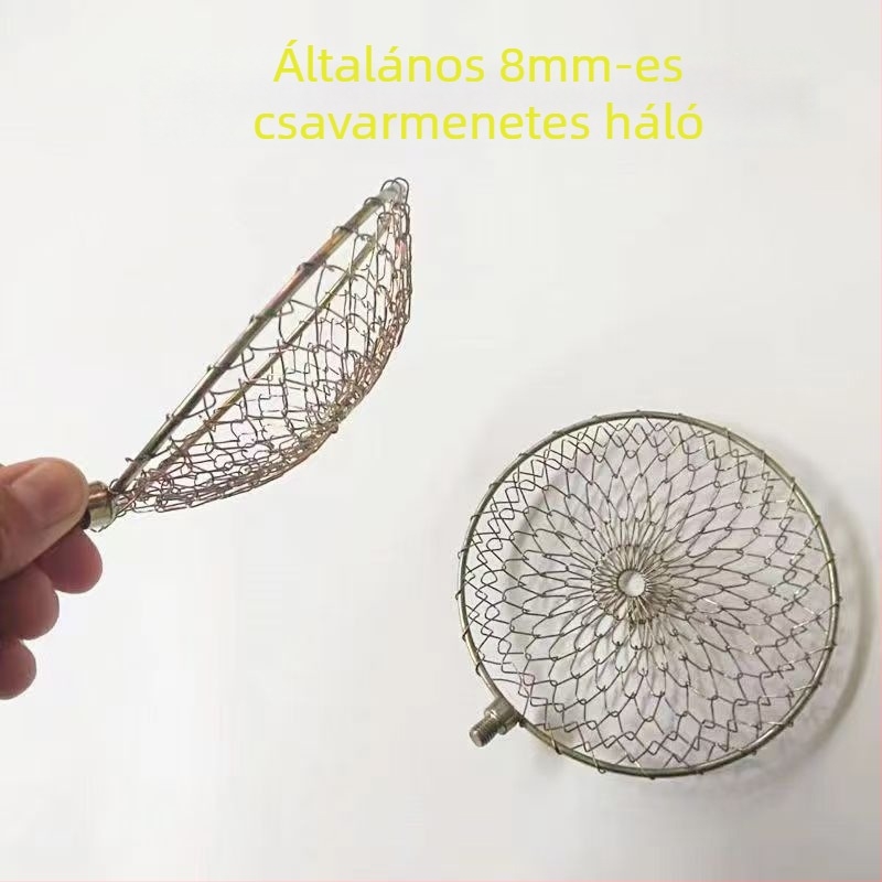 Ice Fishing Skimmer Head, Rozsdamentes acél, Jégbontó, Horgászfelszerelés