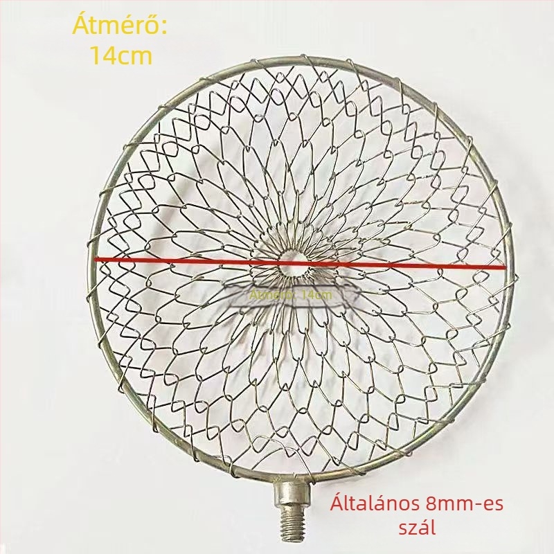 Ice Fishing Skimmer Head, Rozsdamentes acél, Jégbontó, Horgászfelszerelés