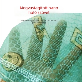 Leech net alumínium ötvözet fejjel és rozsdamentes acél rúddal, mélyített hálózseb, mélység 30