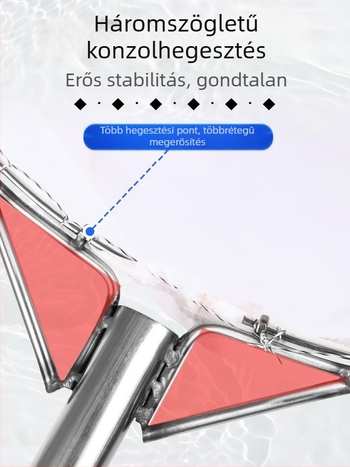 Rozsdamentes acélból készült, mindent egyben merítőháló halakhoz és tengeri herkentyűkhöz