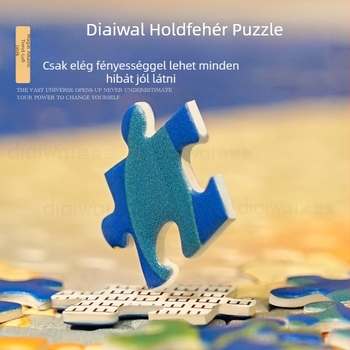 1000 darabos papírból készült DIY falikép-puzzle Maneki-neko macskával