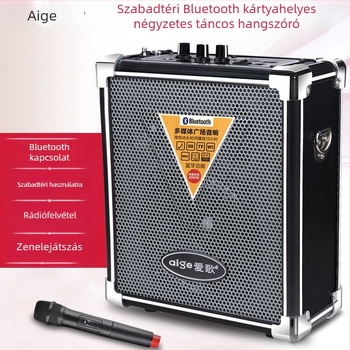 Bluetooth hangszóró Q70bt — hordozható, nagy teljesítményű, memóriakártya és USB bemenettel, kültéri használatra (SNR ≥75 dB)