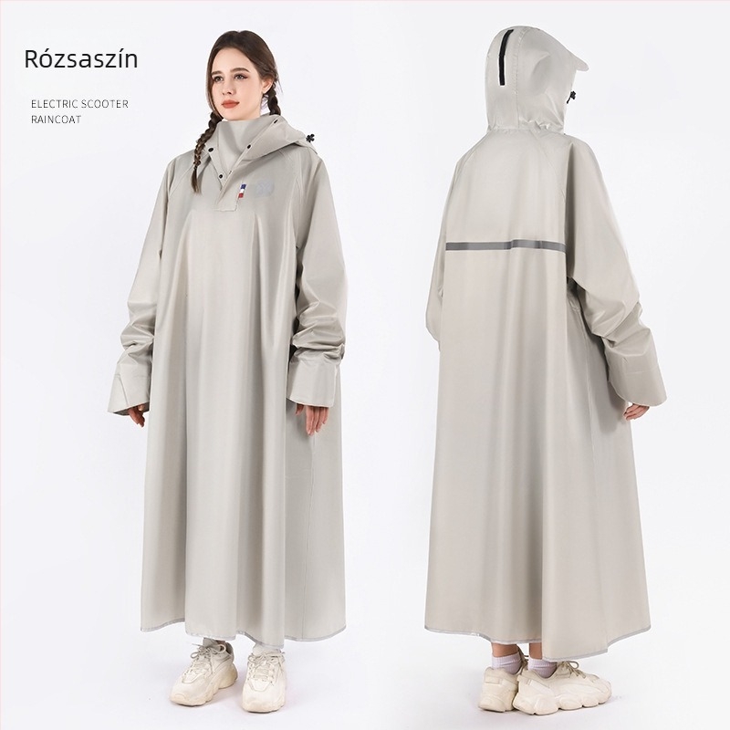 Egyrészes esőköpeny motorkerékpárokhoz és elektromos járművekhez, vastag Oxford anyag, PVC ragasztó vízálló réteg, felnőtteknek