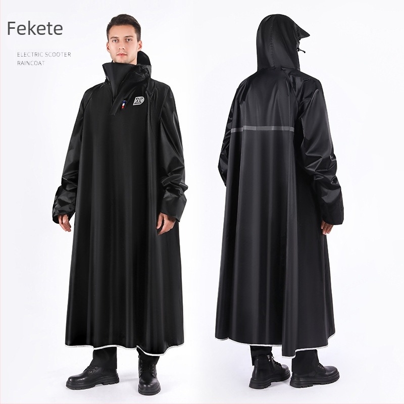 Egyrészes esőköpeny motorkerékpárokhoz és elektromos járművekhez, vastag Oxford anyag, PVC ragasztó vízálló réteg, felnőtteknek