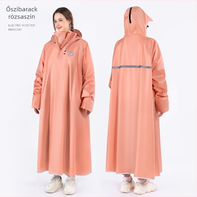 Egyrészes esőköpeny motorkerékpárokhoz és elektromos járművekhez, vastag Oxford anyag, PVC ragasztó vízálló réteg, felnőtteknek