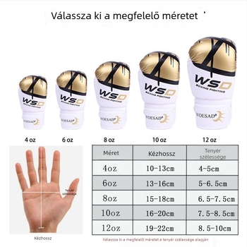 Boxkesztyűk felnőttek és gyerekek számára - Taekwondo, Sanda és harcművészeti edzés