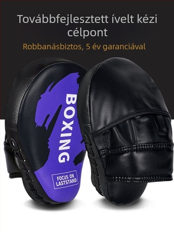Ívelt, vastított ütő célpont bokszhoz, sanda, Muay Thai és Taekwondohoz – edzőfelszerelés gyerekeknek és felnőtteknek