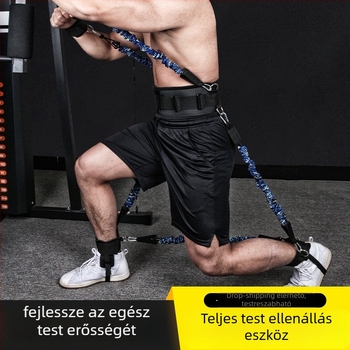 TPE csővel készült elasztikus húzóeszköz teljes test edzésre – állítható ellenállás, OEM elérhető, tárolótáska mellékelve