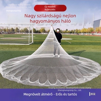 Hagyományos kézzel dobott halászháló kültéri használatra, szénszálas anyaggal