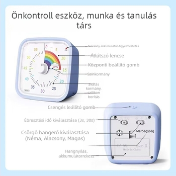 Konyhai időzítő leesés elleni védelemmel, csendes működéssel és vizuális LCD-kijelzővel — diákoknak szánt házi feladat időzítő, elemmel működő kvarc óra