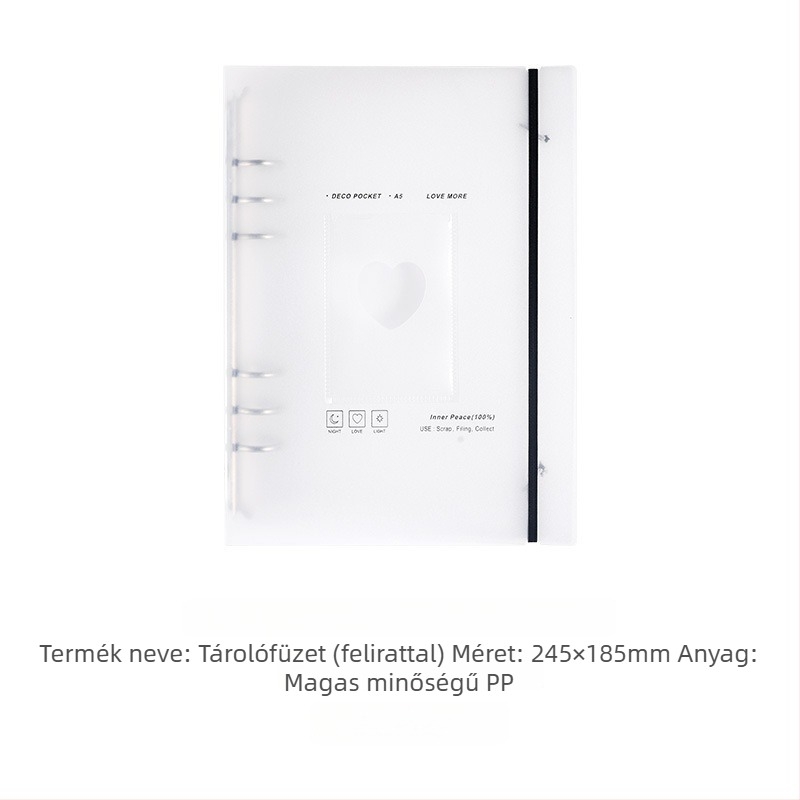 Fotók és postai képeslapok tároló album, PP borító, 40 oldal, kötés más típusú, logó nyomtatás és testreszabás