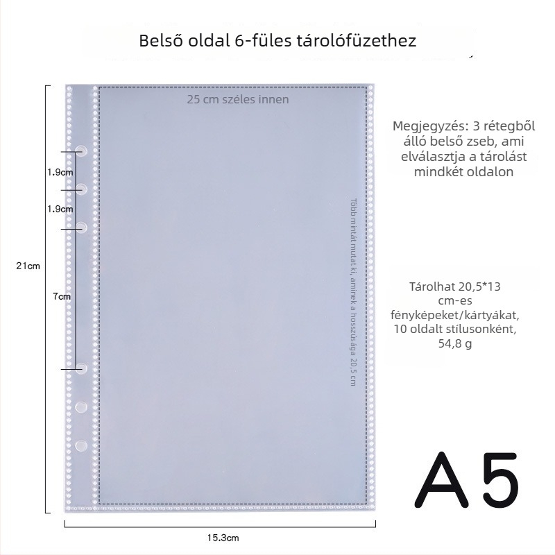 Fotók és postai képeslapok tároló album, PP borító, 40 oldal, kötés más típusú, logó nyomtatás és testreszabás