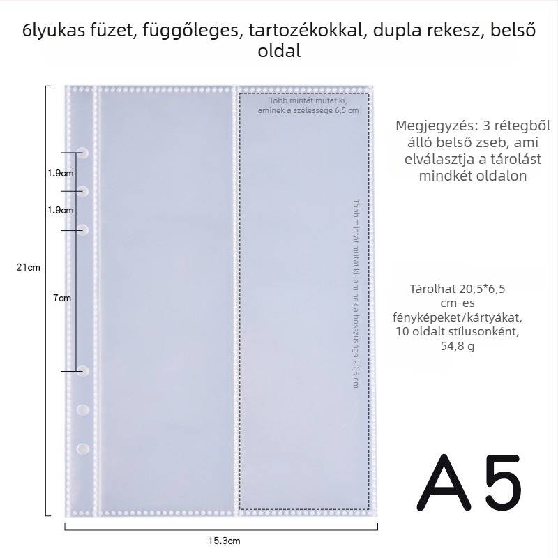 Fotók és postai képeslapok tároló album, PP borító, 40 oldal, kötés más típusú, logó nyomtatás és testreszabás