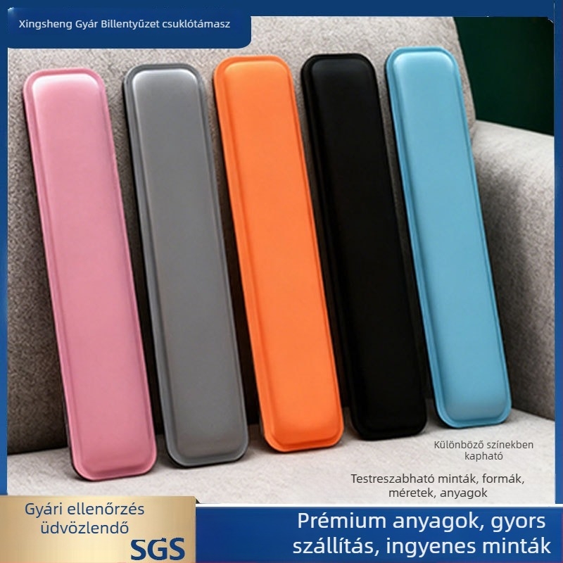 Nagy memóriahabos billentyűzet-csuklótámasz és ergonomikus egérpad-csuklótámasz
