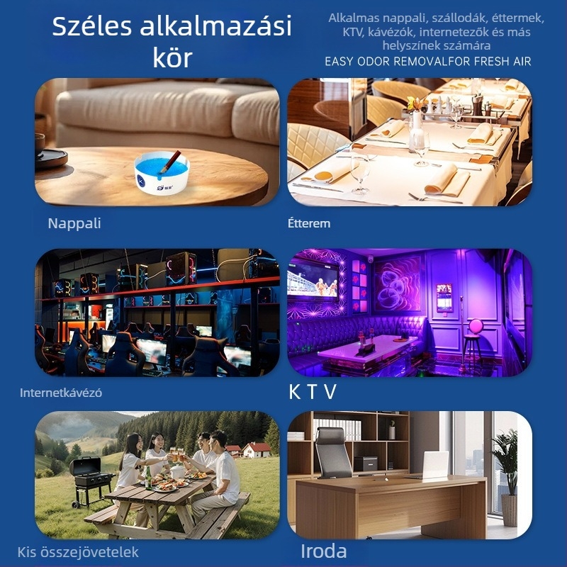 Egyszer használatos hamutartó dezodoráló pastával, modern minimalista stílus, cikkszám YCXYHG