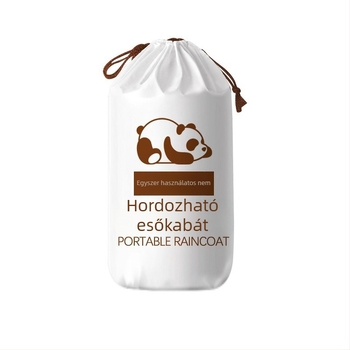 Felnőtt esőkabát EVA anyagból, hosszú, teljes testet fedő, függő tárolóval, túrázáshoz és a szabadban