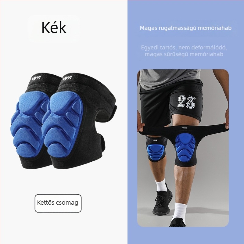 VBOSI térdvédők szivacs és nylon anyagból - felnőtteknek, kültéri sportokhoz, kosárlabda, röplabda, futás, kerékpározás és harcművészetek