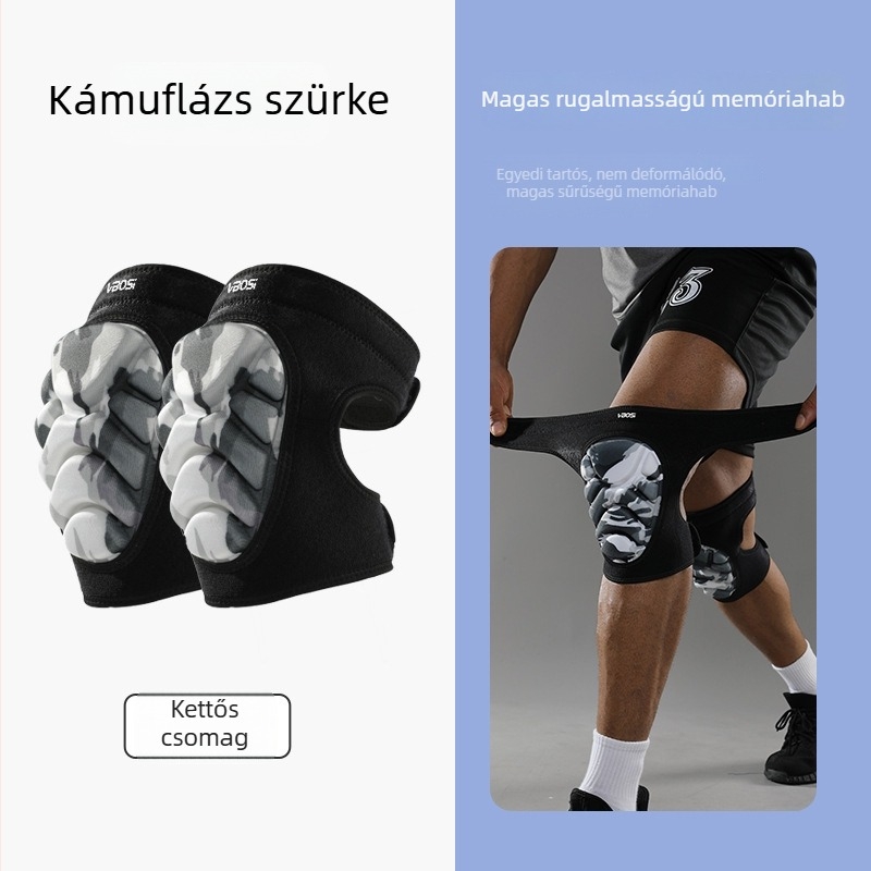 VBOSI térdvédők szivacs és nylon anyagból - felnőtteknek, kültéri sportokhoz, kosárlabda, röplabda, futás, kerékpározás és harcművészetek