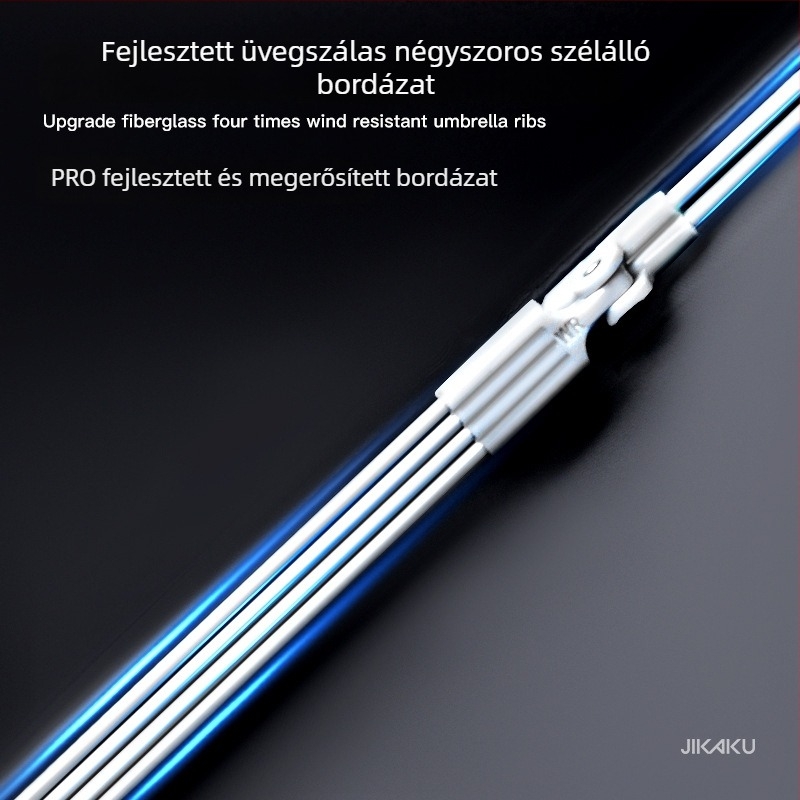 Bodini esernyő automata nyitás, szélálló és viharálló, vas bordák és nyél, vinil anyagú 170T, UPF >50