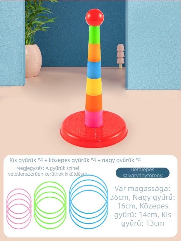 Kongming lock / Luban lock – műanyag puzzle a záráshoz, logikai fejtörő 14+