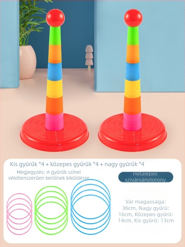 Kongming lock / Luban lock – műanyag puzzle a záráshoz, logikai fejtörő 14+