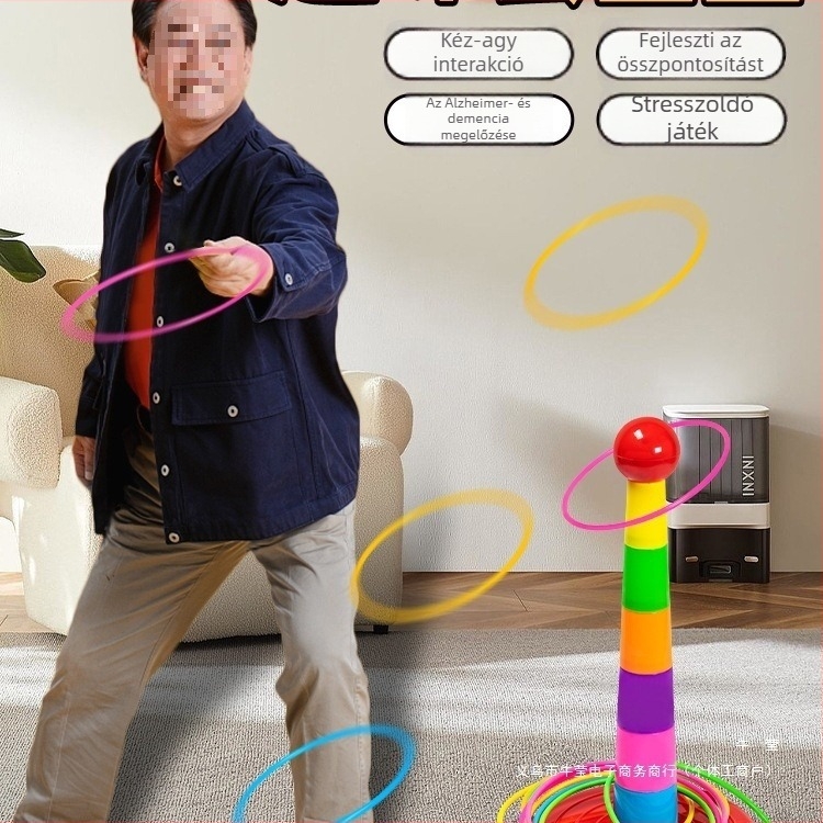 Kongming lock / Luban lock – műanyag puzzle a záráshoz, logikai fejtörő 14+
