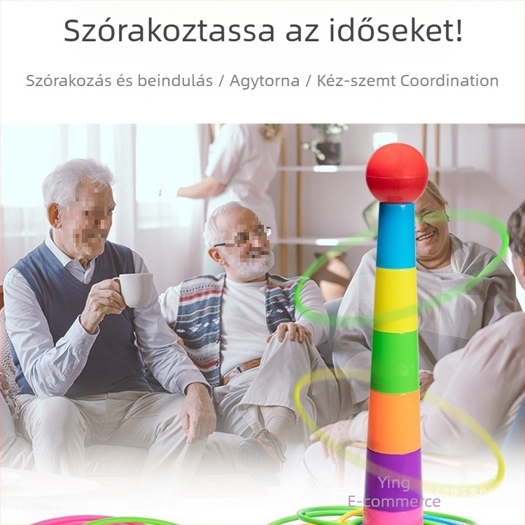 Kongming lock / Luban lock – műanyag puzzle a záráshoz, logikai fejtörő 14+
