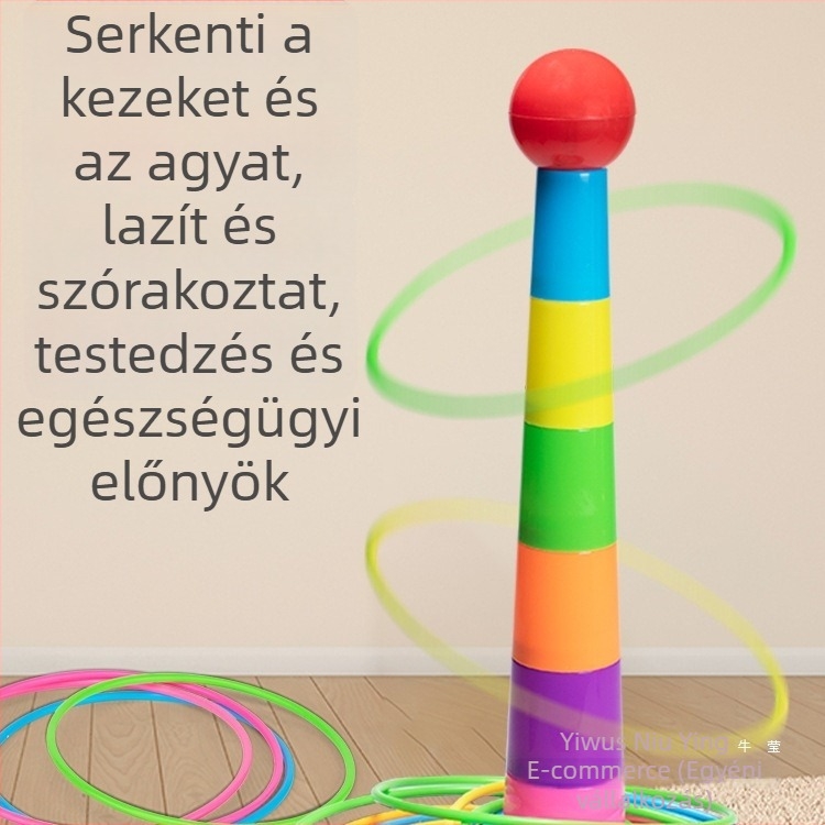 Kongming lock / Luban lock – műanyag puzzle a záráshoz, logikai fejtörő 14+