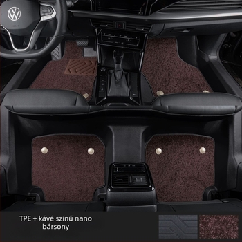 Passat 2025-ös padlószőnyeg készlet küszöbmegoldással, ötüléses konfigurációhoz, logó nyomtatás, termékkód 6823H886815Z14
