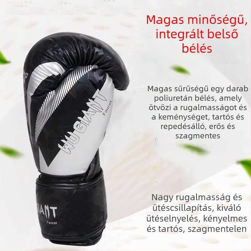 Box kesztyűk gyerekek és felnőttek számára, PU anyag, függőleges stílus, általános modell, Taekwondo edzésekhez és sanda mérkőzésekhez