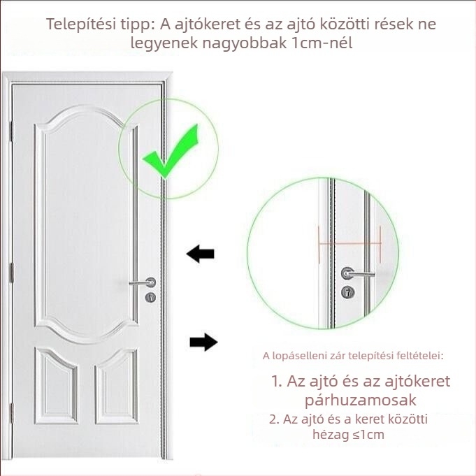 Szállodai ajtózár cinkötvözetből, anti-tolvaj retesz, plug-in csap, modern minimalista stílus