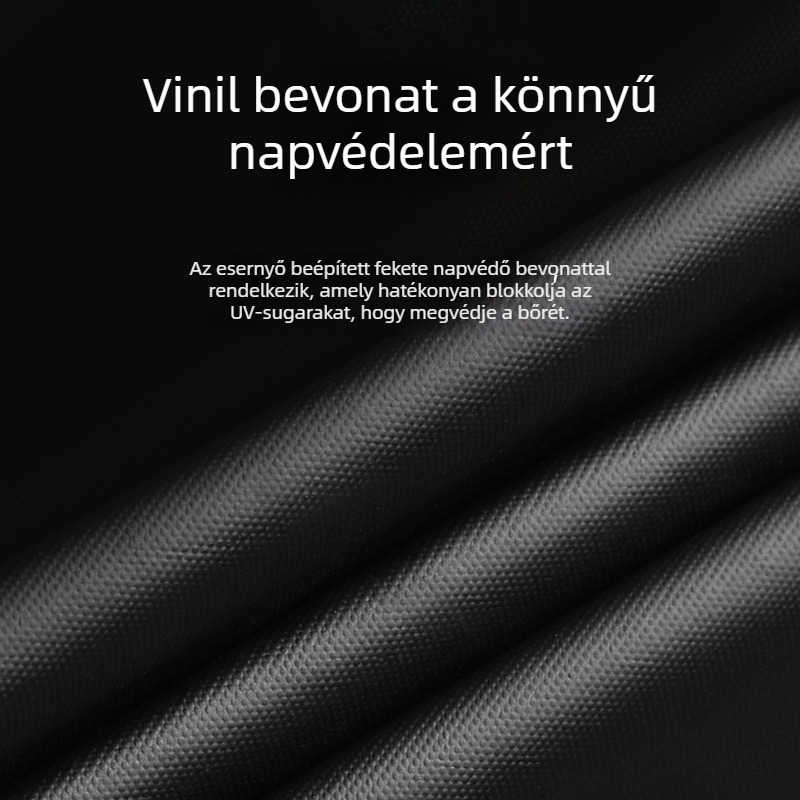 Nagy tíz bordájú esernyő nap és eső elleni védelem, rajzfilm mintával, UV védelem