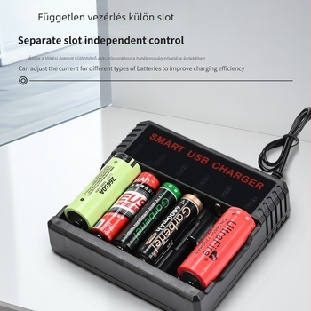 Gyors USB lítiumakkumulátor töltő, bemenet 5V, kimenet 4,2V 1A, 30 cm kábel, CE tanúsítvány, 3,7/4,2V töltő sorozat