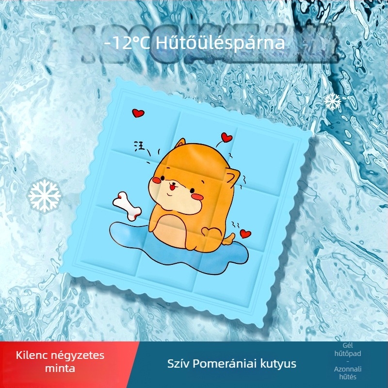 Ice Pad hűtő párna irodai székre — PVC anyag, jégkristály töltőanyag, testreszabható