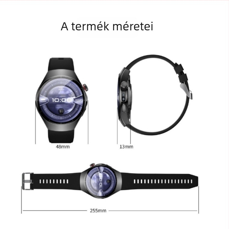 SK45PRO Okosóra Bluetooth hívásokkal, pulzusmérés, vérnyomásmérés, véroxigén-szint mérés és alvásfigyelés