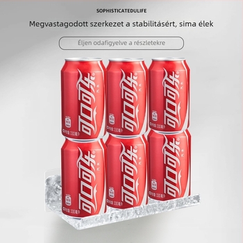 Akril falra szerelhető kamera polc, mozgatható tartó, modern minimalist stílus
