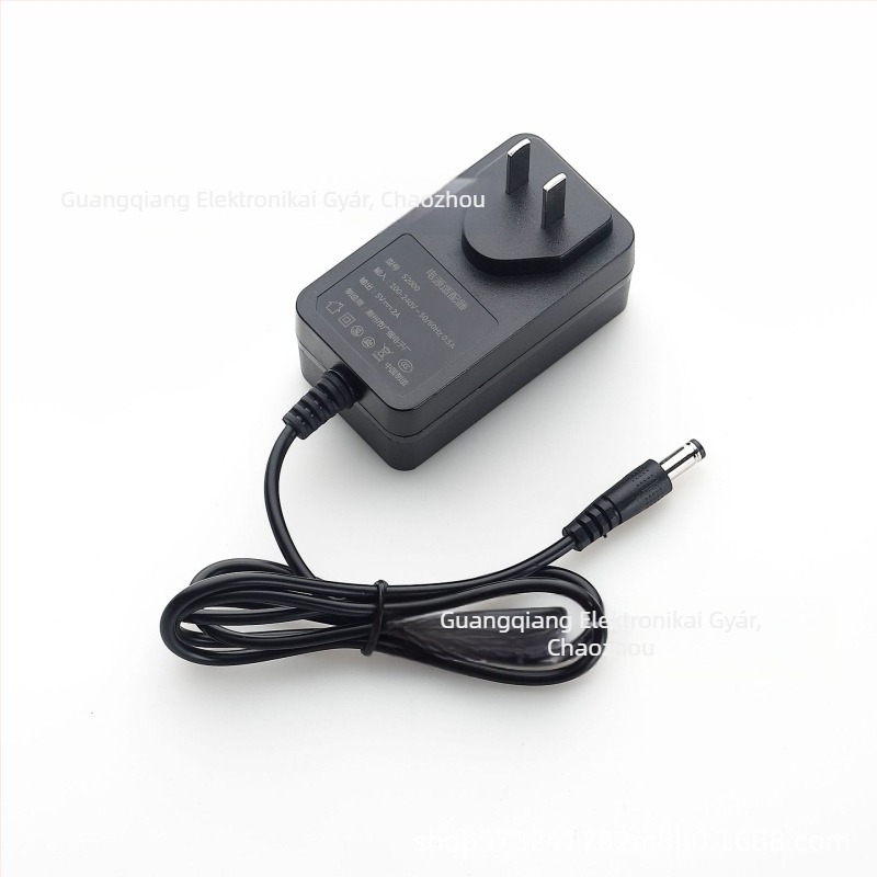 Li-ion akkumulátor töltő, többszörös feszültség 5V/8.4V/12.6V/16.8V/21V, bemenet AC100–240V, CCC tanúsított