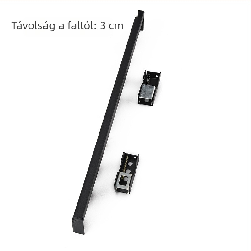Kétlyukú univerzális TV-fali tartó, modell L02, vasból, mechanikus vezérlés, teherbírás >15 kg