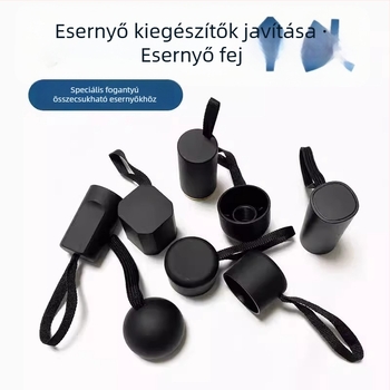 Összecsukható esernyő nyél – dekoratív alkatrész, kiegészítő a nyélhez, márka Friendly, stílus modern egyszerű, felnőtteknek